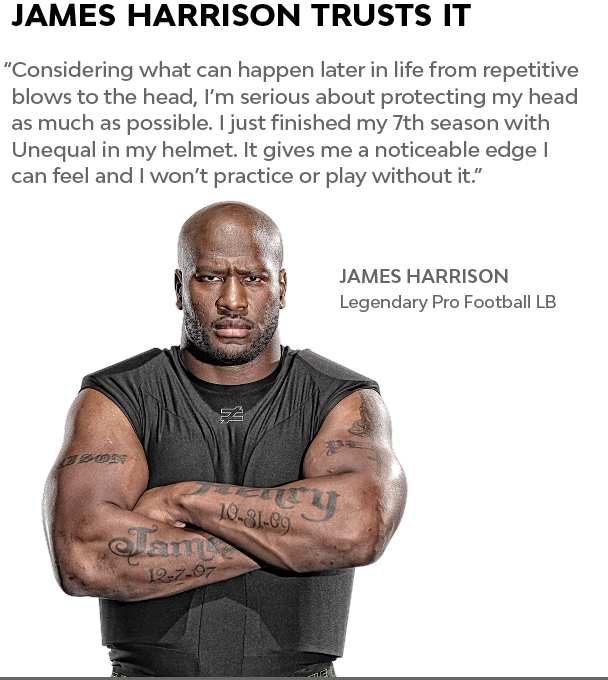 Unequal James Harrison Protective Football Gear Unequal James Harrison Protective Football Gear